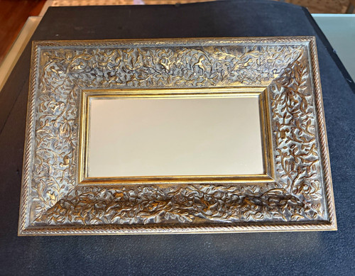 Ornate gold silver framed - gold,