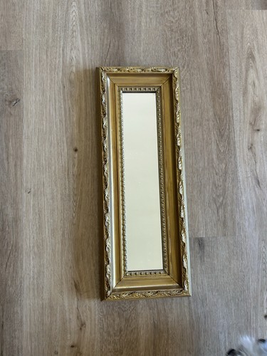 Vintage gold framed mirror - vintage,