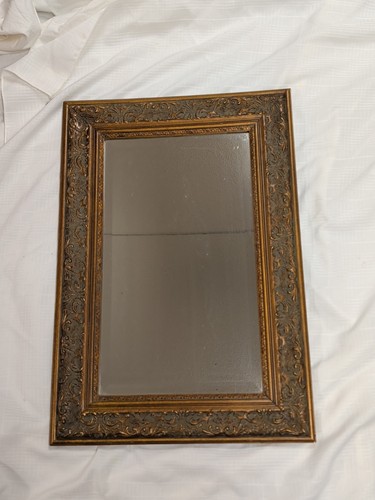 Ornate framed mirror - framed, gold