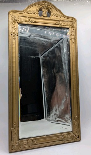 Antique vintage beveled mirror - antique,