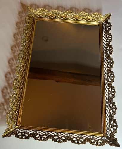 Vintage ornate gold tone - ornate,