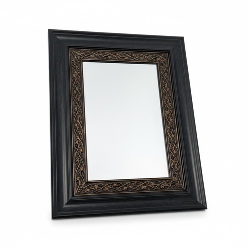 Ornate black and - black, bronze