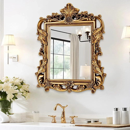 Vintage gold baroque - baroque, mirror
