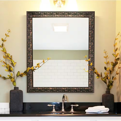 Ornate mirror wall framed - ornate,