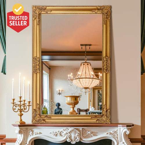 X36 vintage gold - 24"x36", baroque