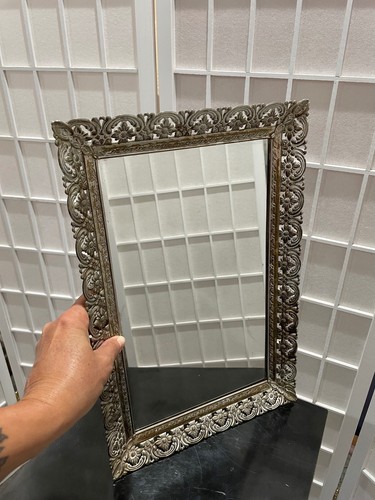 Ornate vintage silver floral - ornate,