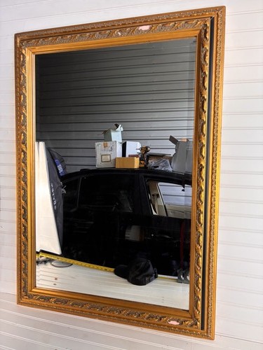 Ornate gold frame wall - gold,