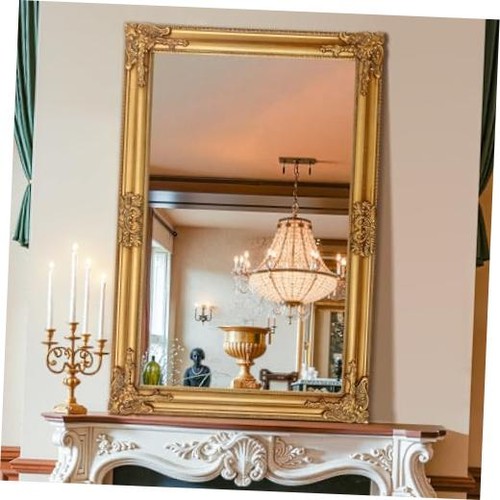 Antique ornate baroque mirror - ornate,