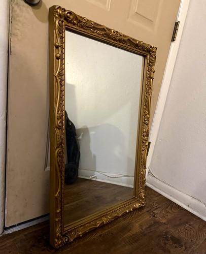 Gold ornate wood - gold, frame